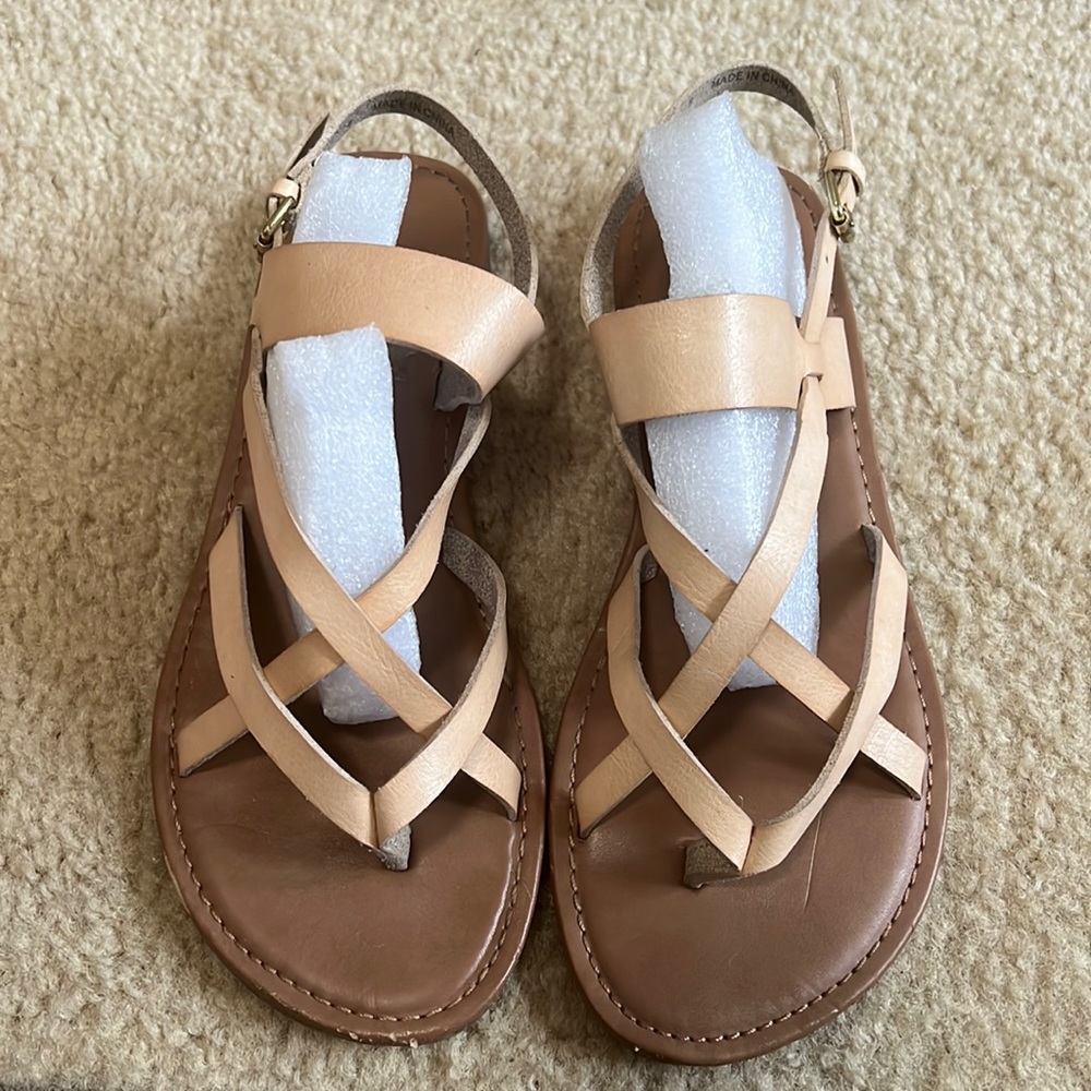 Size 8 tan sandals